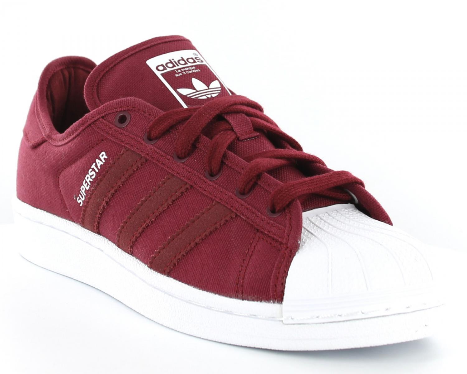 adidas superstar femme bordeaux